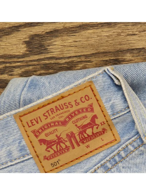 NEW Levi's Womens Original 501 Button Fly Jeans 94417272 County Fair Blue 30 - Image 10