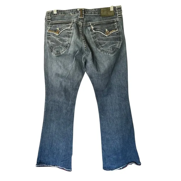 Von Dutch Original Studded Trupunto Women Blue Jeans - Image 2