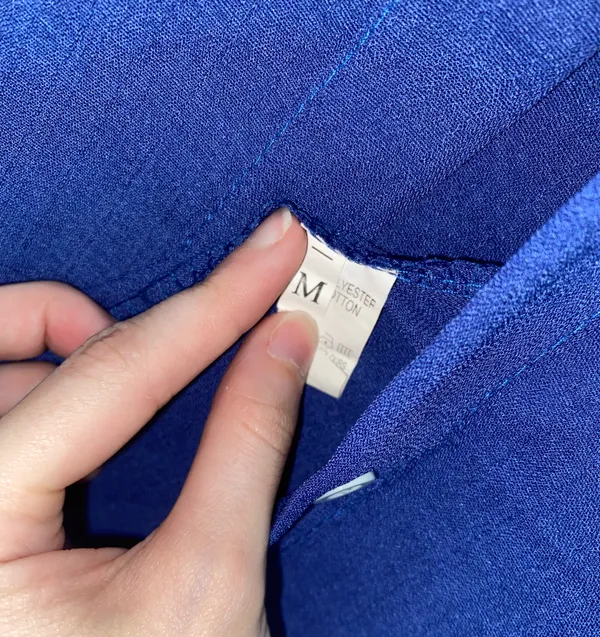 Boutique Blue Button Down - Image 3