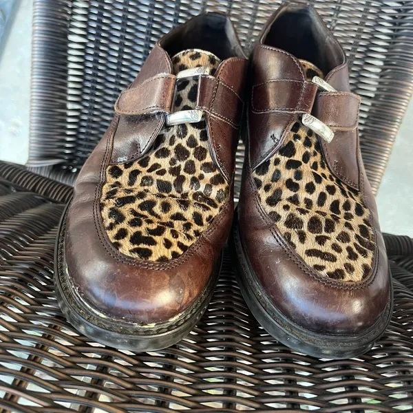 Brighton Leopard Haircalf Leather Loafers - Image 4