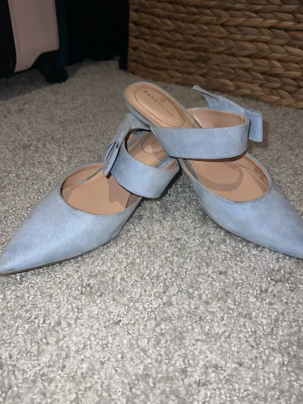 Blue Kitten Heels Size 8 - Image 3