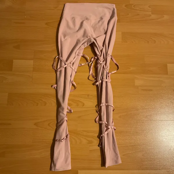 Alo Yoga Alosoft High-Waist Spotlight Legging Ballet Pink S - Image 5