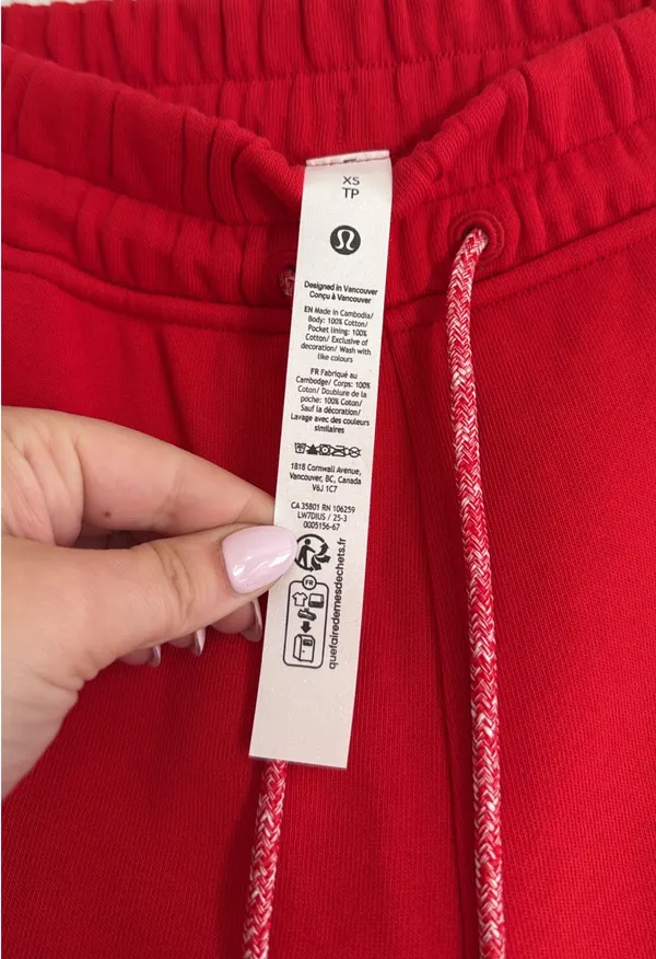Lululemon XS French Terry Tennis Shorts - Image 8
