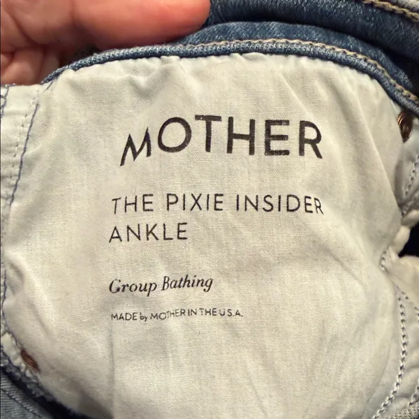 MOTHER the pixie insider ankle button fly Blue‎ Jeans 26 Blue - Image 5