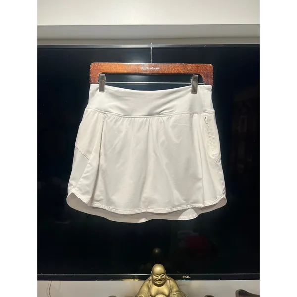 Outdoor Voices White Exercise Skort Size M Athletic Tennis Running Golf Skirt - Image 2