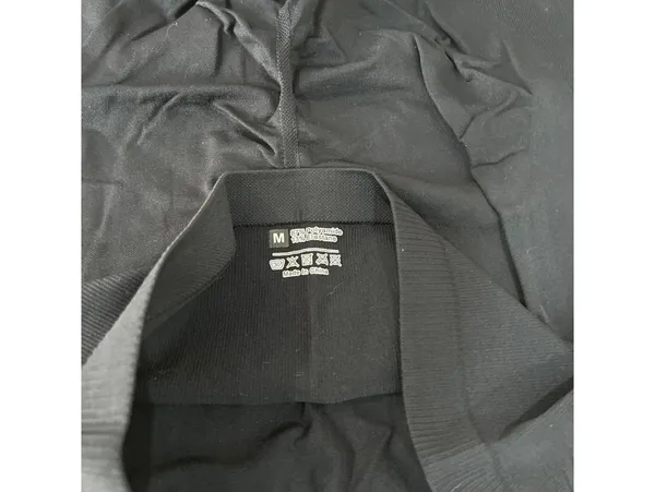 Black Maternity Pregnancy Leggings Over-Belly Support - Image 4