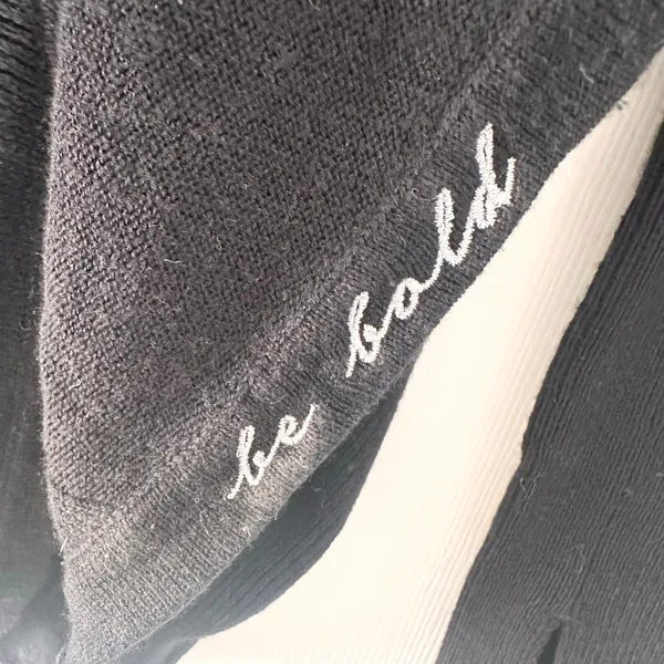 Lululemon Black Sunshine Coast Be Bold Long Sleeve Fitted Sweater M/L Thumbholes - Image 7