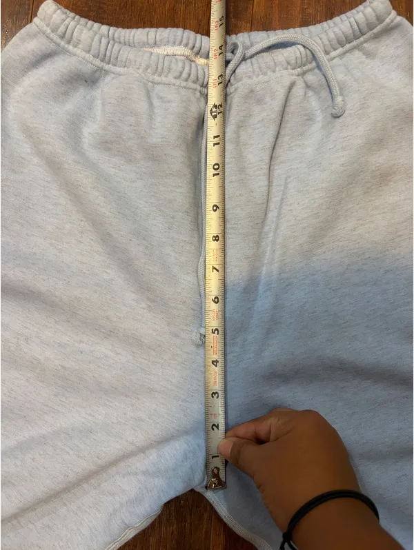 Skims light blue cotton joggers - Image 3