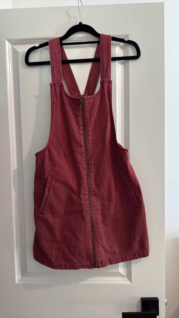 Forever 21 Dress maroon overall dress - Image 2