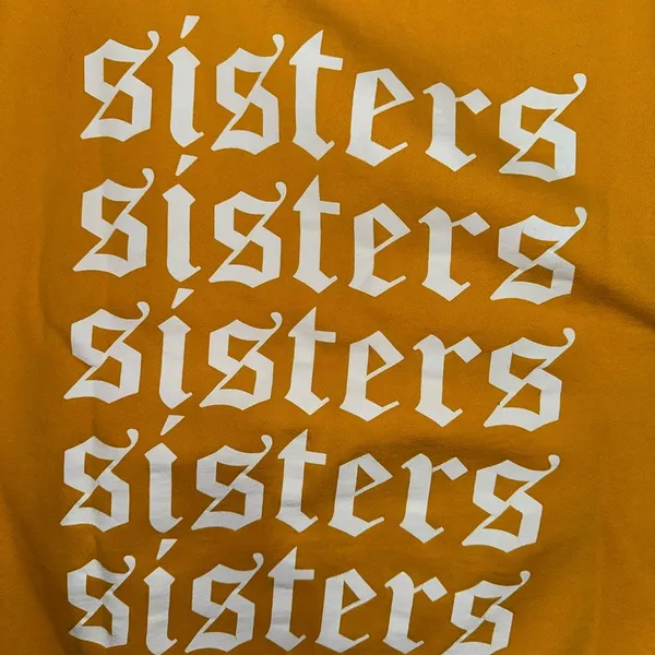 Sisters Yellow Hoodie Size XL - Image 3