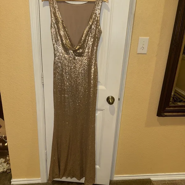Lulus Evening Sequin Dress Size M - Image 6