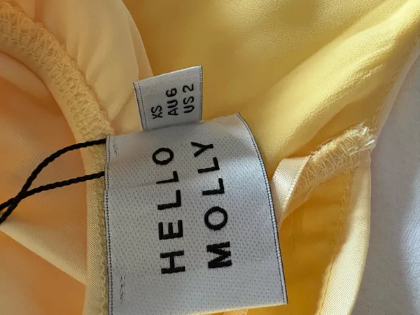 Hello Molly Dress Mini Yellow - Image 6