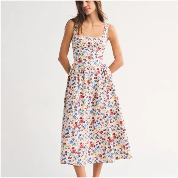 New Abercrombie & fitch Dylan bra free midi dress - Image 3