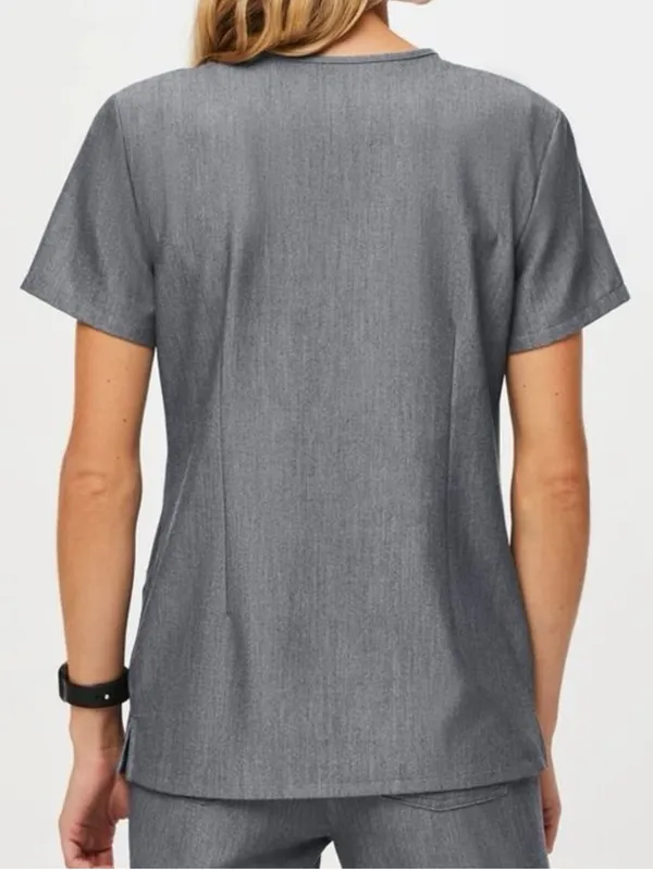 NWT Figs Casma Three Pocket Scrub Top Graphite Size XXL PO# 1327 - Image 6
