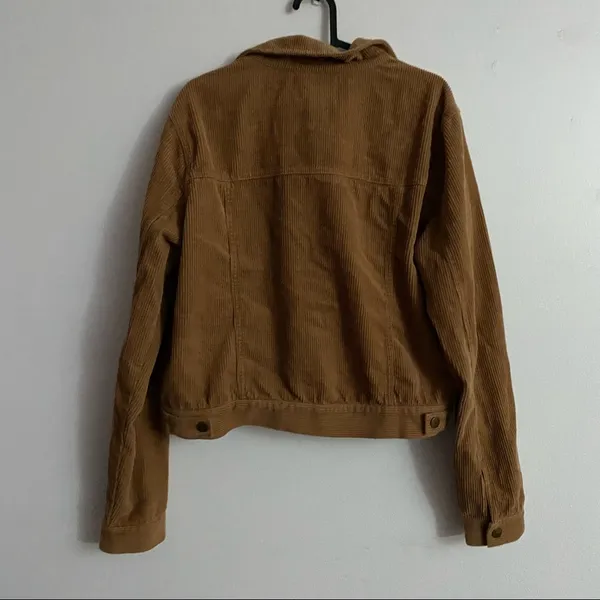 brown corduroy jacket Tan Size L - Image 4