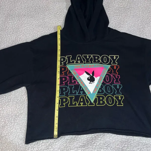 Playboy crop hoodie - Image 9