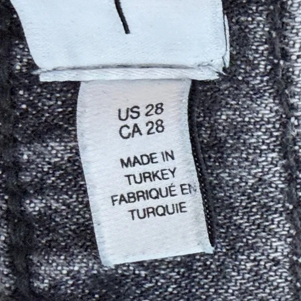Denim & Other Stories Light Black Wash Straight Leg Jeans US 28 High Rise‎ Denim - Image 3
