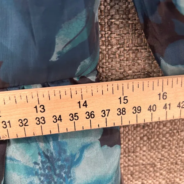 Milkmaid‎ Mini Dress Blue Brown Large - Image 10