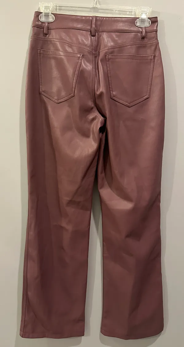 Garage Faux Leather Pants - Image 3