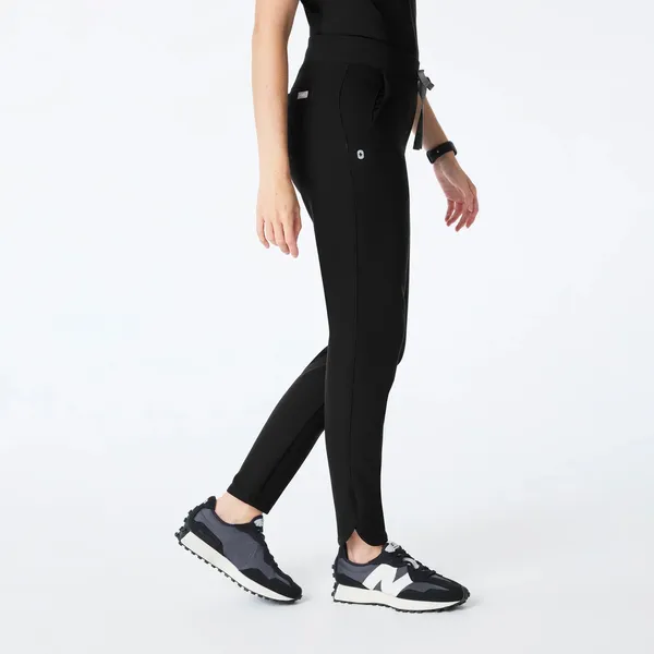 FIGS Women's Black Michele Slim Tapered - Image 2