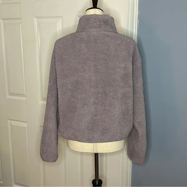 H&M Women’s Fleece Purple Size Small Polyester - Image 2