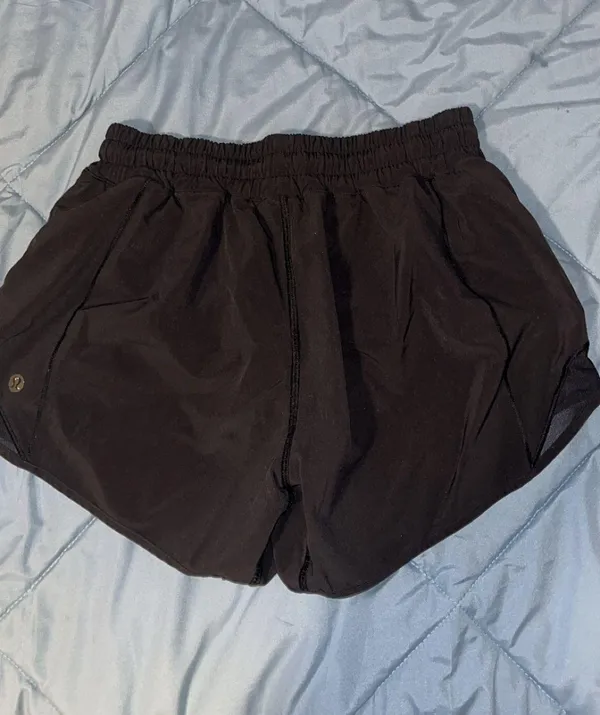 Black Lululemon Shorts 4" Hotty Hot - Image 2