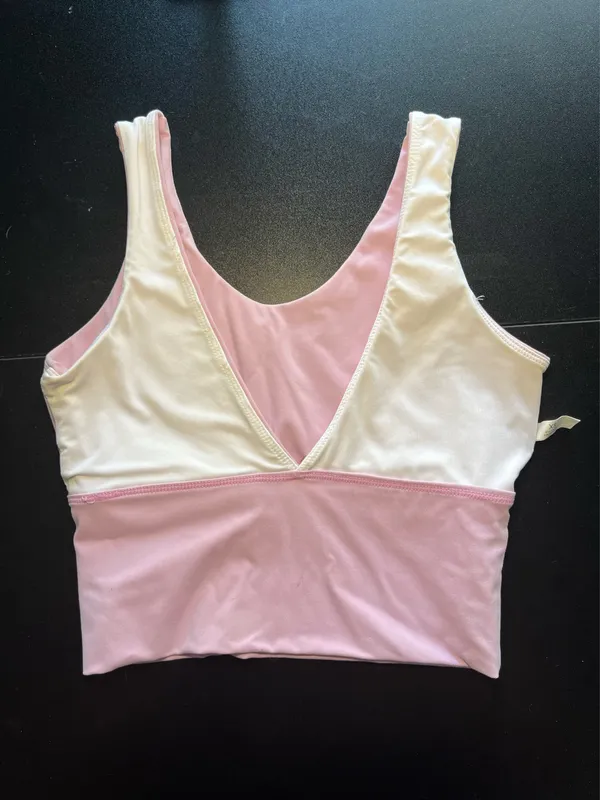 NVGTN Light Pink Crop Tank - Image 2