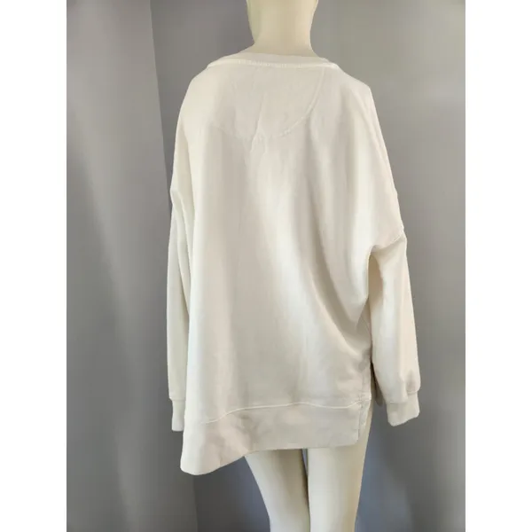 Rolling Stones Womens Vintage Logo Sweatshirt Pullover Shirt SZ Oversized Medium - Image 12