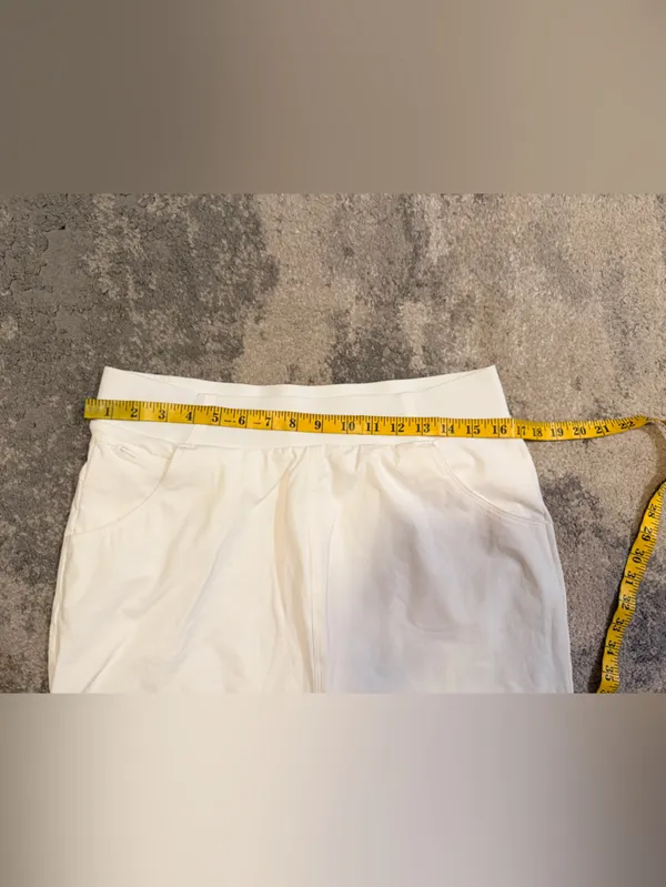 Columbia Golf White A-Line Skirt  with Pockets - Image 5