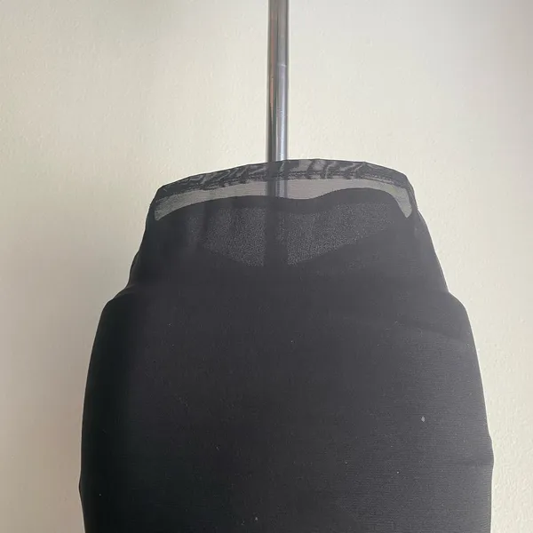 Lucy in‎ the Sky Black Mesh Sheer Turtleneck Bodycon Mini Dress sz S Whimsigoth - Image 8