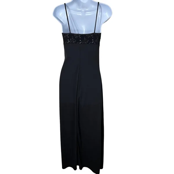I.N. San Francisco Womens Size S Black‎ Vintage Maxi Gown - Image 6
