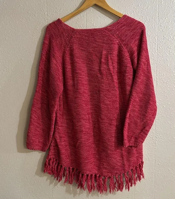 American Rag fringe hem sweater - Image 5
