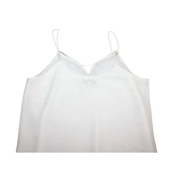 Naked Zebra Cami‎ Tank Top Womens Medium White Embroidered Boho AT20299 Festival - Image 5
