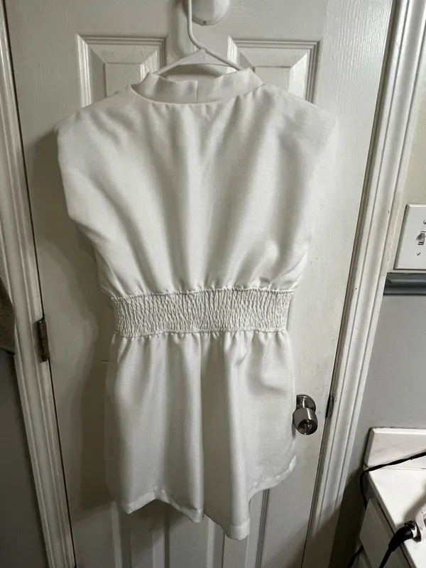 White Romper Size M - Image 2
