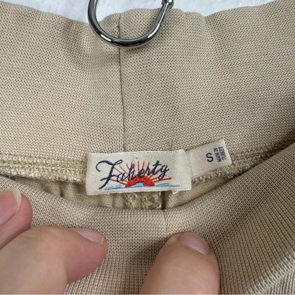 Faherty Arlie Linen Blend Tapered Leg Pull On Pants Size Small‎ - Image 4