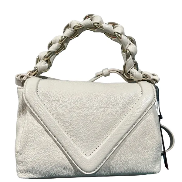 Vince Camuto Lyona creamy white leather crossbody bag - Image 6