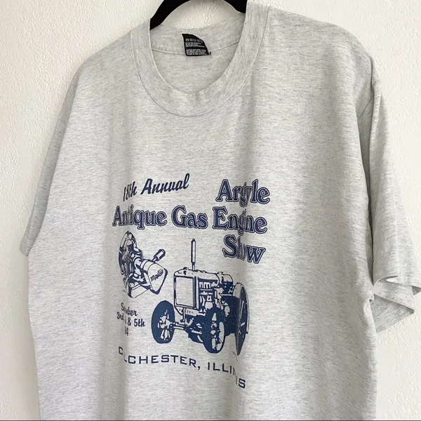 Fruit of the Loom 90s Engine Show Event Crewneck Tee Size Large - Image 2