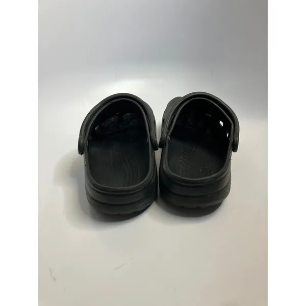 Crocs Classic Clogs Mens 8 Womens 10 Black Good Slip On Water Friendly Shoes - Image 4