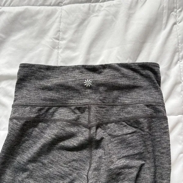 Athleta Revelation Heathered Gray Yoga Leggings Womens Size‎ Small Activewear - Image 8