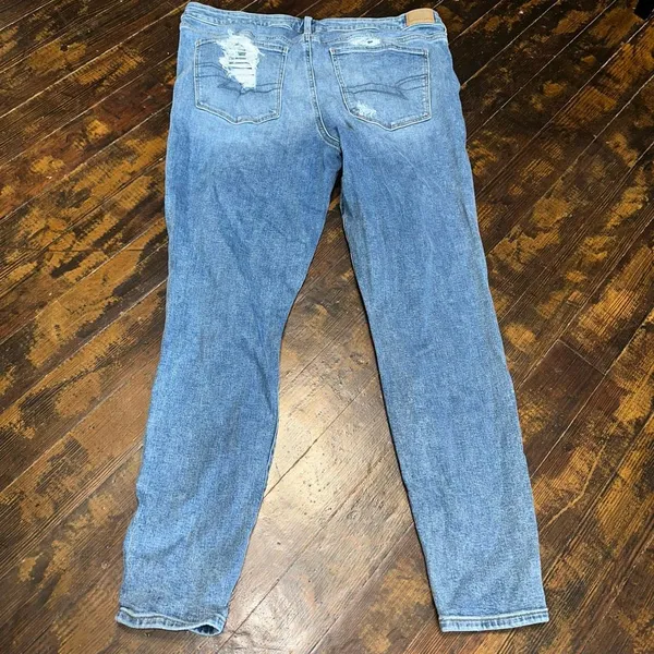 American Eagle distressed normcore 20 long jeggings - Image 2