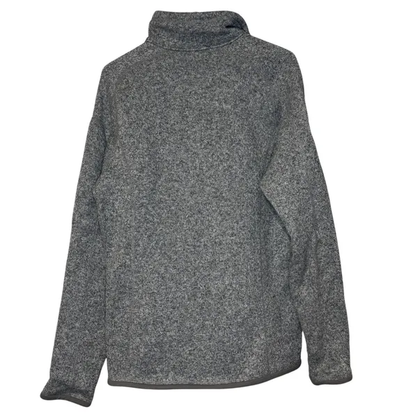 Patagonia Womens Better Sweater 1/4 Zip Pullover Fleece Gray Medium HC Logo - Image 11