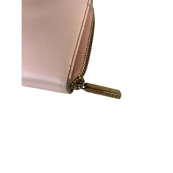 Tory Burch Robinson wallet - pink rose Leather Continental Zip Around Wallet -se - Image 6