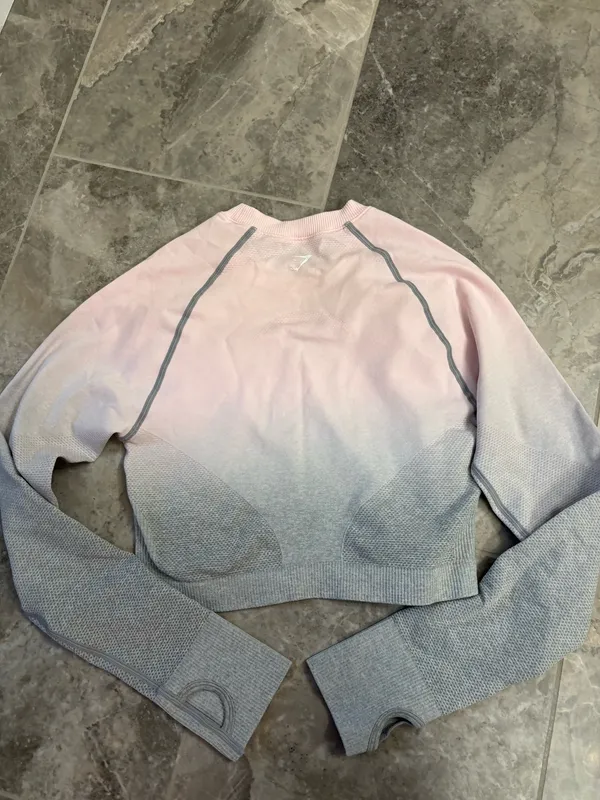 Gymshark Seamless Crop Top Long Sleeve - Image 4