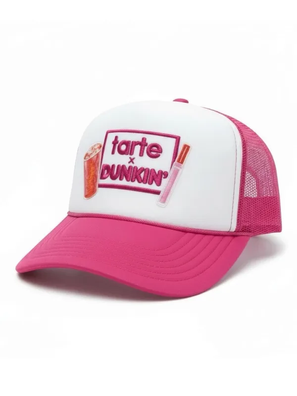 Rare: new Tarte x Dunkin’ Collab ◎ BLSSD The Label ◎ Patches Trucker Hat ◎ Pink - Image 11