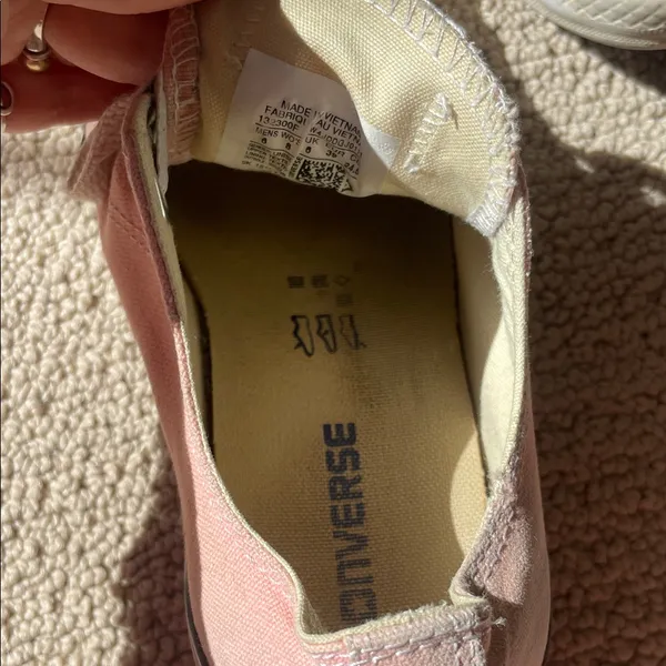 Pink Low-Top Converse Sneakers - Image 7