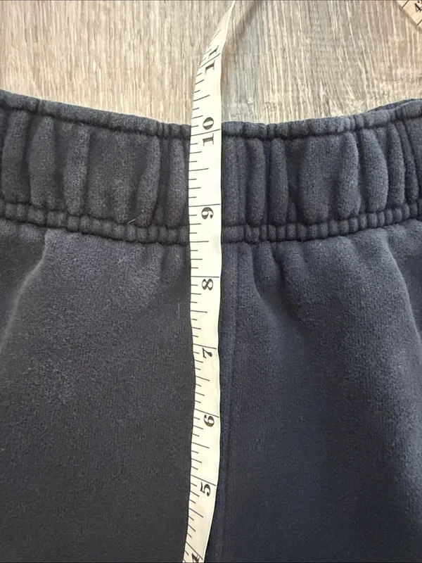 Lululemon XXS Scuba Mid Rise Oversized Black Elastic Waist Sweatpants Joggers - Image 4