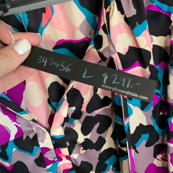 Alice & Trixie Bright Leopard Print NWT size large $297 - Image 3