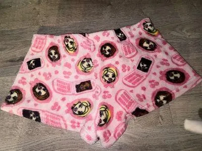 BRATZ Vinatge Y2K Grily Eraaa Super soft Plush Pink Shorts 2XL - Image 6