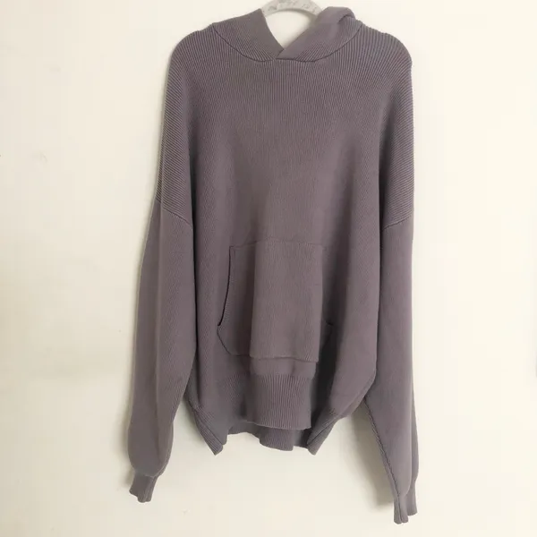 Alo Yoga Scholar Hooded Sweater Fog L - Image 2
