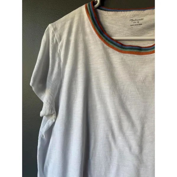 Madewell Women's Short Sleeve Casual Top, Size M - Image 3